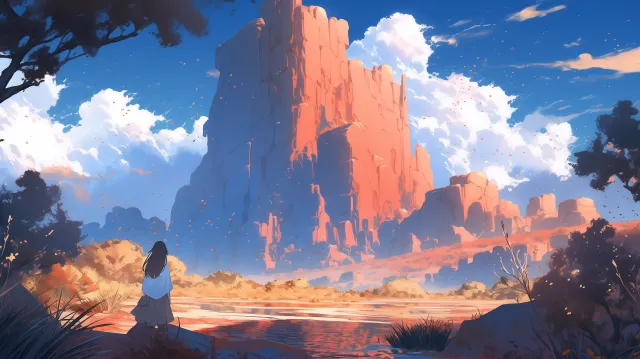 梦幻动漫风格场景