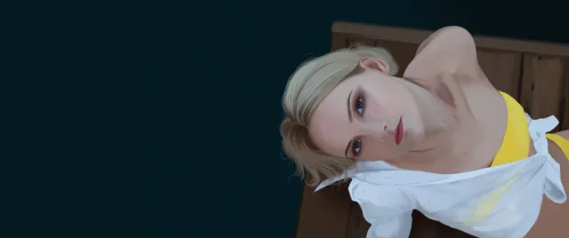 泳装美女 简约 壁纸