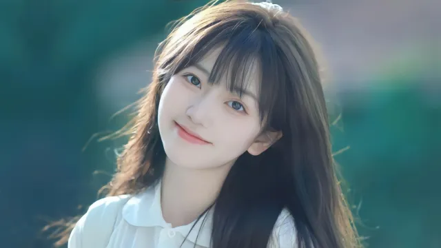 清新少女形象壁纸