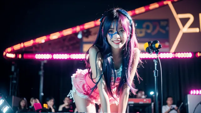 演唱会 卡哇伊 可爱少女壁纸