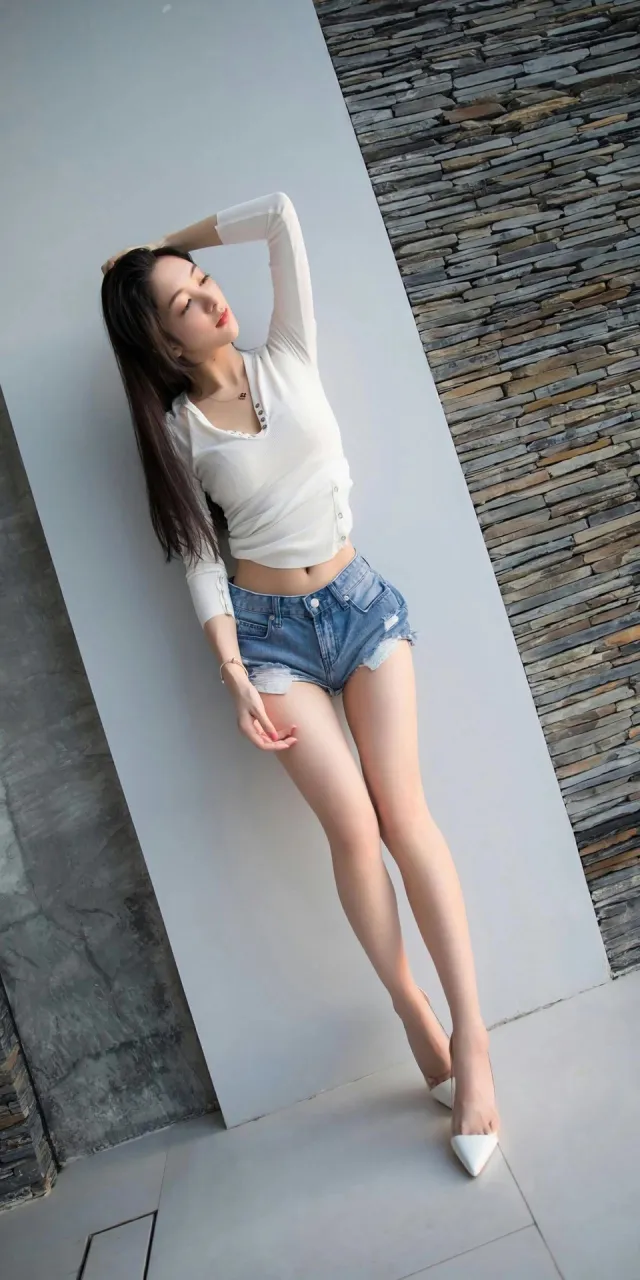 美女模特小热巴高清手机壁纸