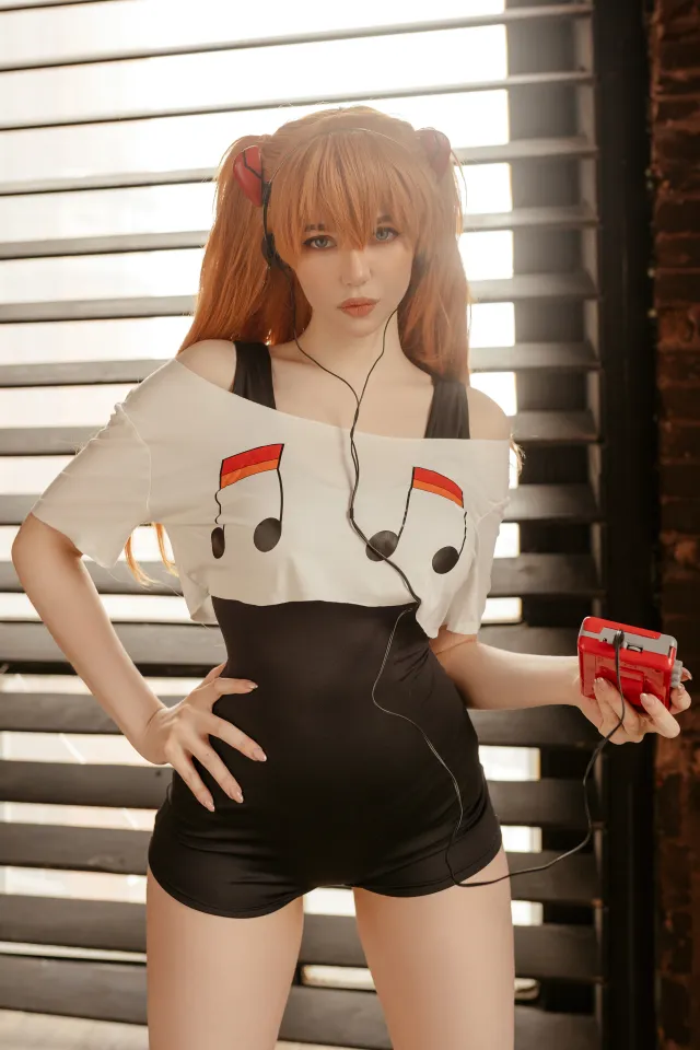 Alina Becker角色扮演明日香4k手机壁纸