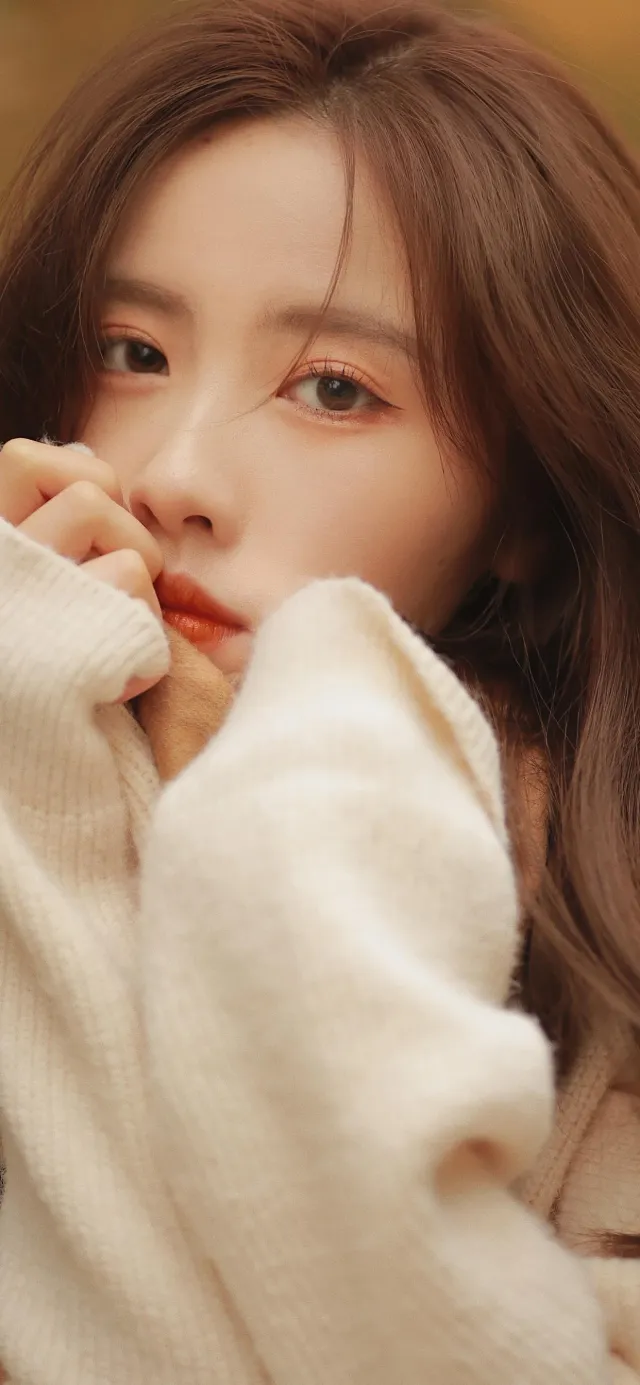 网红梨涡允允美女手机壁纸