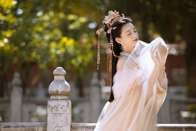古风 温婉少女图片