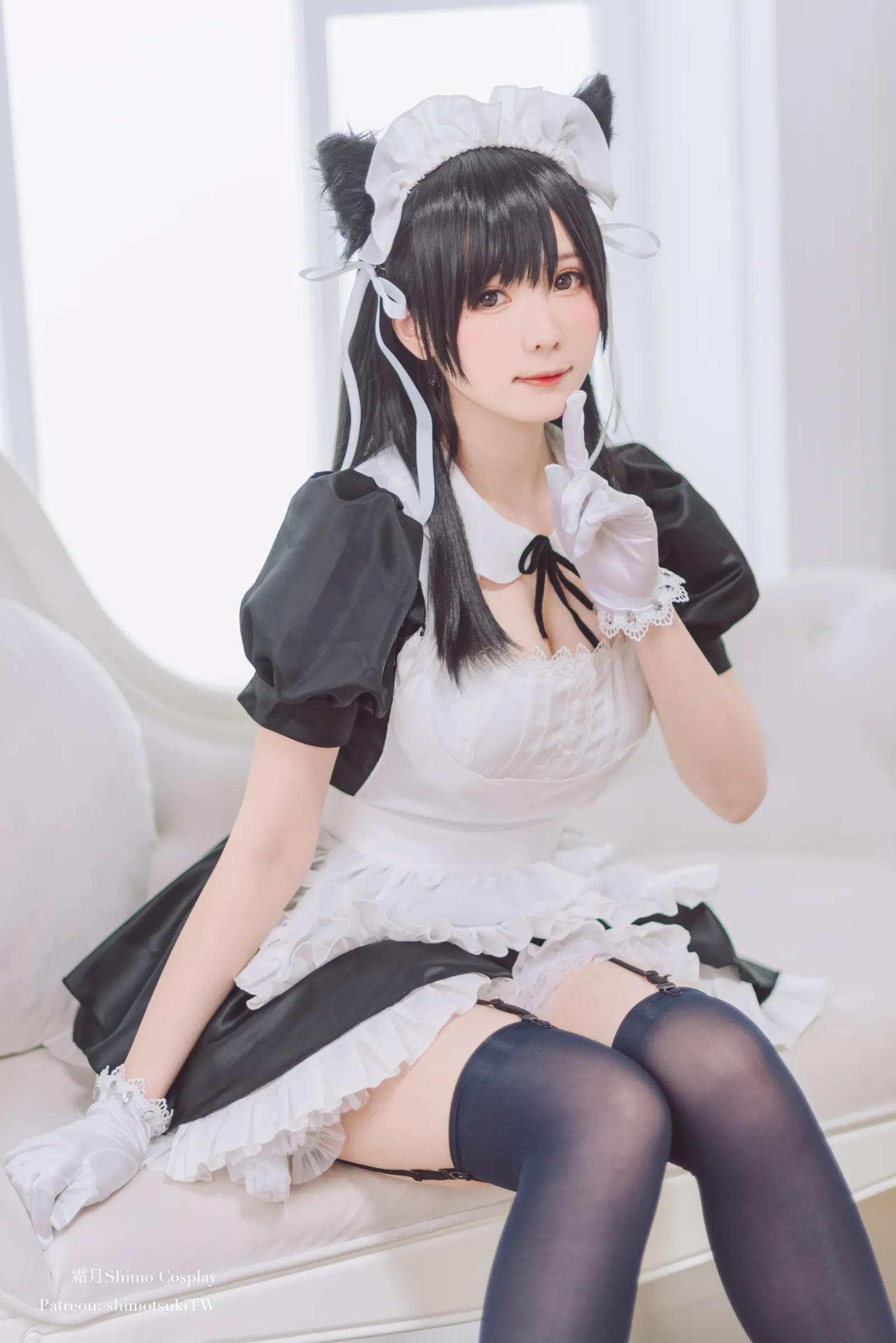 霜月shimo角色扮演碧蓝航线爱宕6k手机壁纸